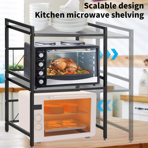 Robust Expandbar Mikrovågshylla för Köket